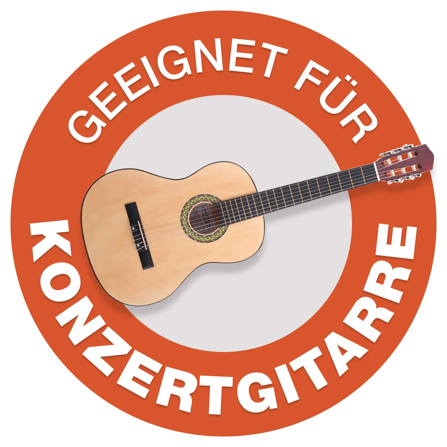 Rocktile 3/4 7/8 Klassik-Gitarrentasche Gigbag blau gepolstert