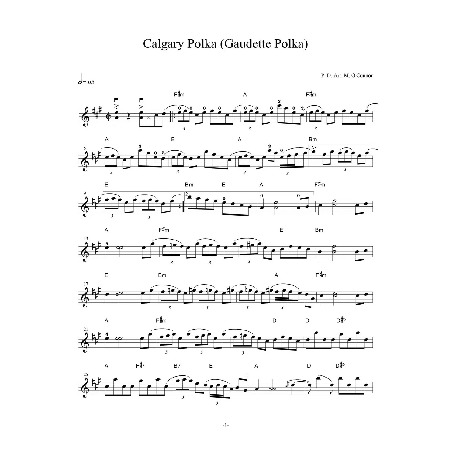 O'Connor Soppin The Gravy Fiddle Noten Violine Download