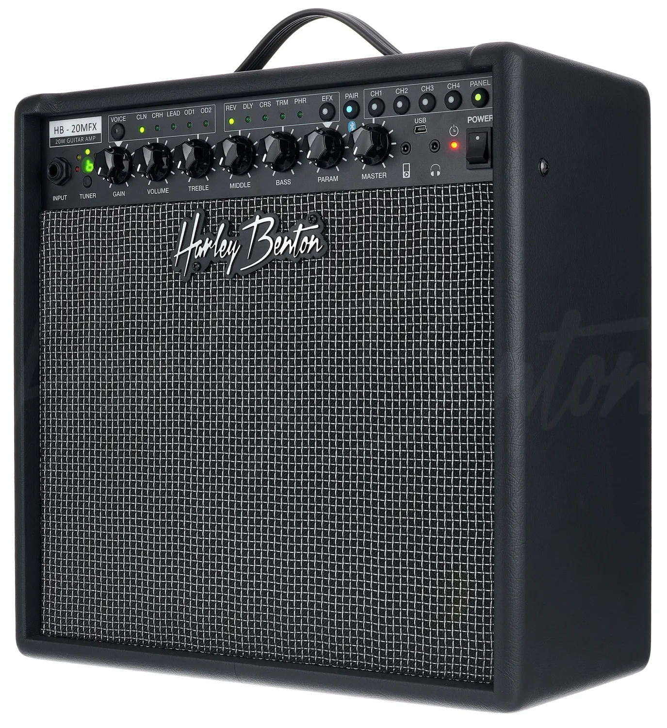 Harley Benton Student HB-20MFX Gitarrenverstärker 20W Modeling