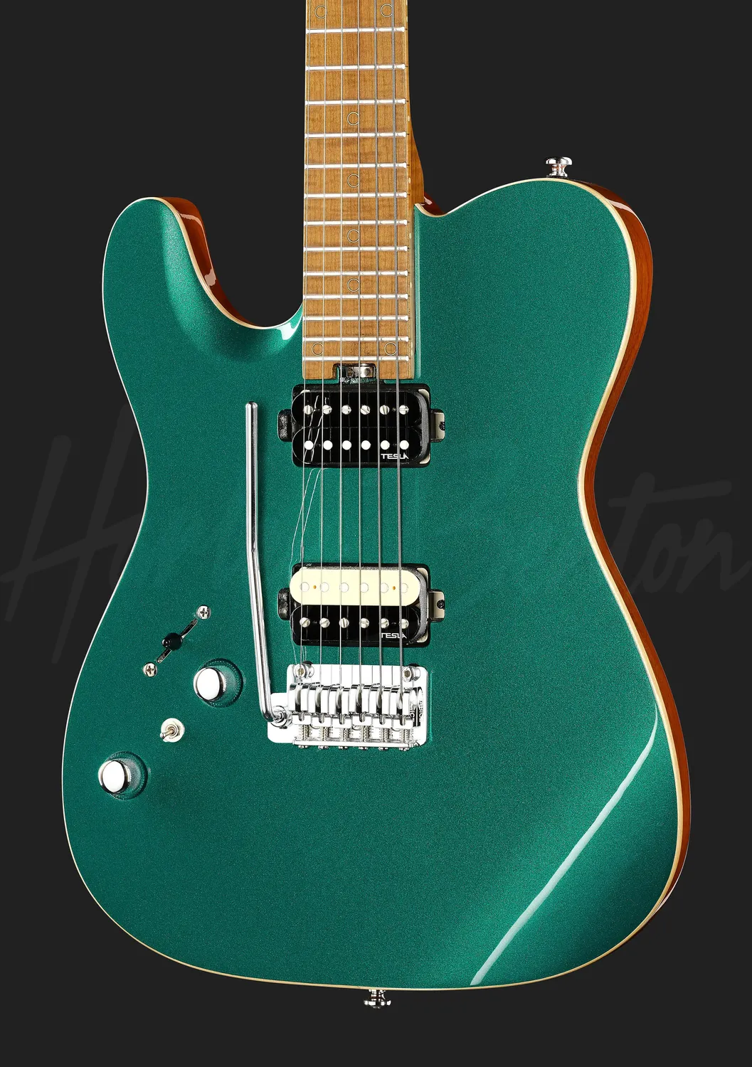 Harley Benton Progressive Fusion-T II HH LH MN OTC E-Gitarre links