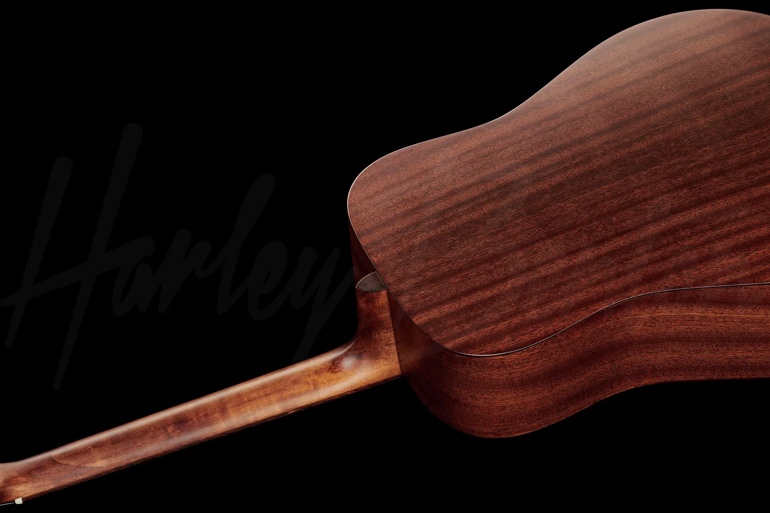 Harley Benton Custom CLD-15M Westerngitarre Dreadnought Mahagoni