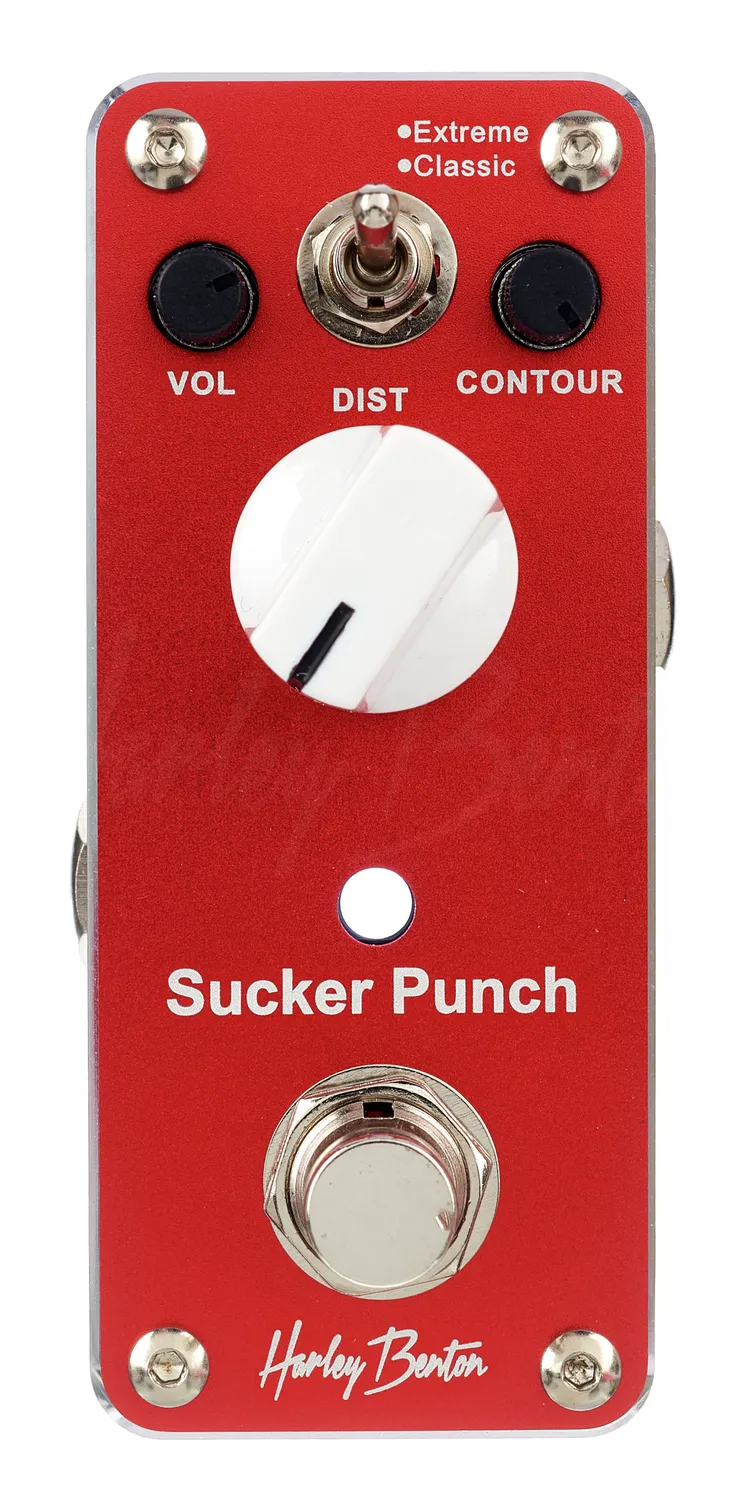 Harley Benton Standard MiniStomp Sucker Punch Metal-Pedal