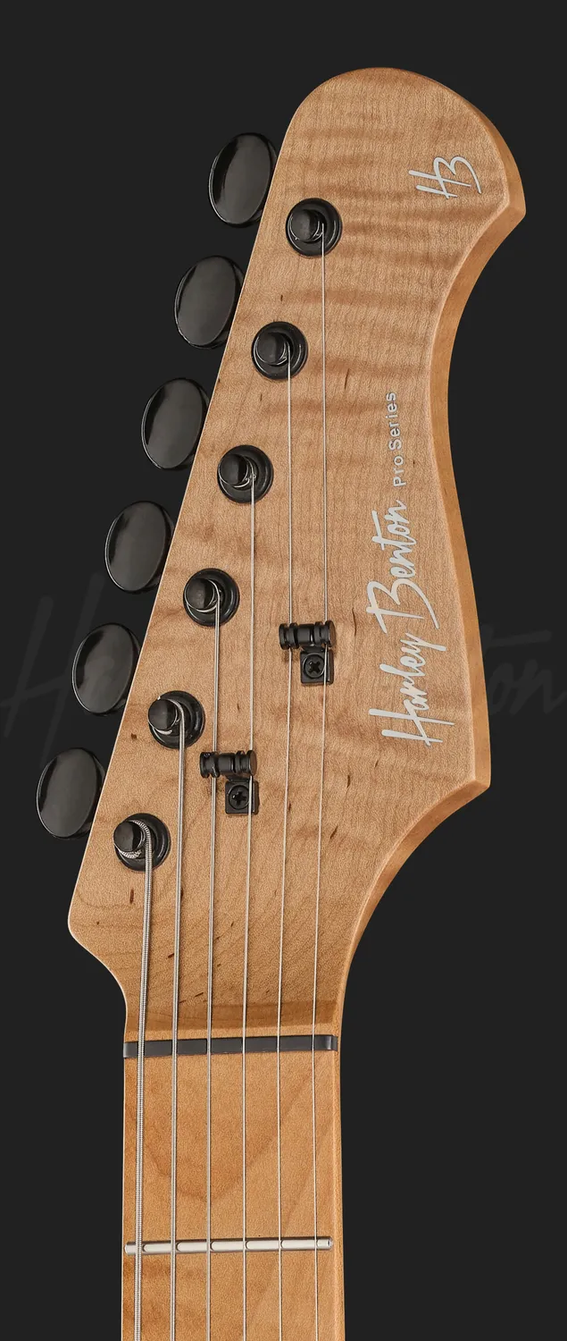 Harley Benton ST-Modern Plus HSS E-Gitarre Satin Black