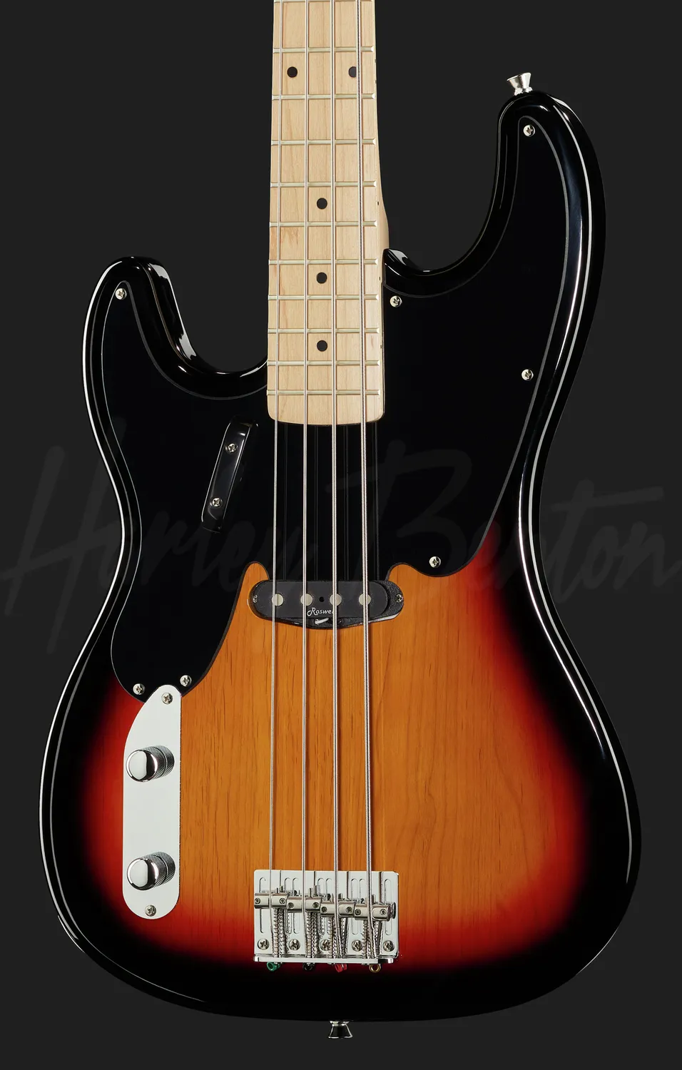 Harley Benton PB-50 LH E-Bass Sunburst Linkshänder