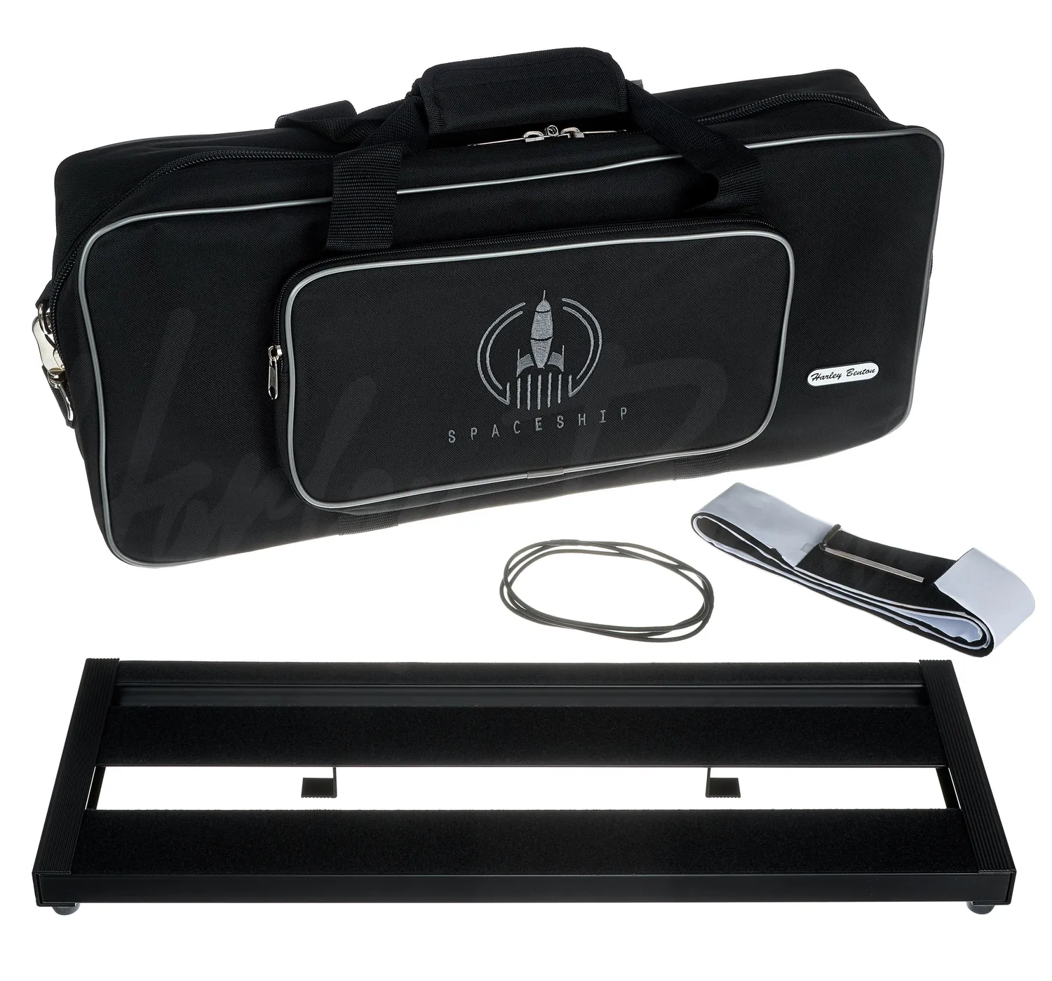 Harley Benton SpaceShip 50M Pedalboard mit Tasche 5 Pedale