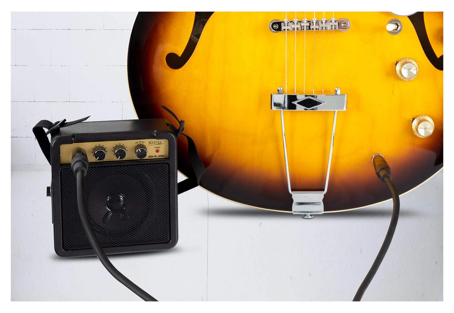Rocktile GA-5 Jimi Gitarrenverstärker Schwarz 5 Watt