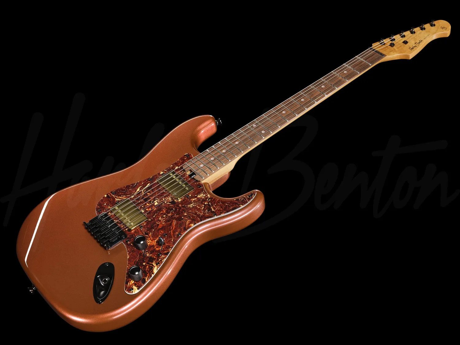 Harley Benton ST-Modern HH RBM E-Gitarre Root Beer Metallic Humbucker
