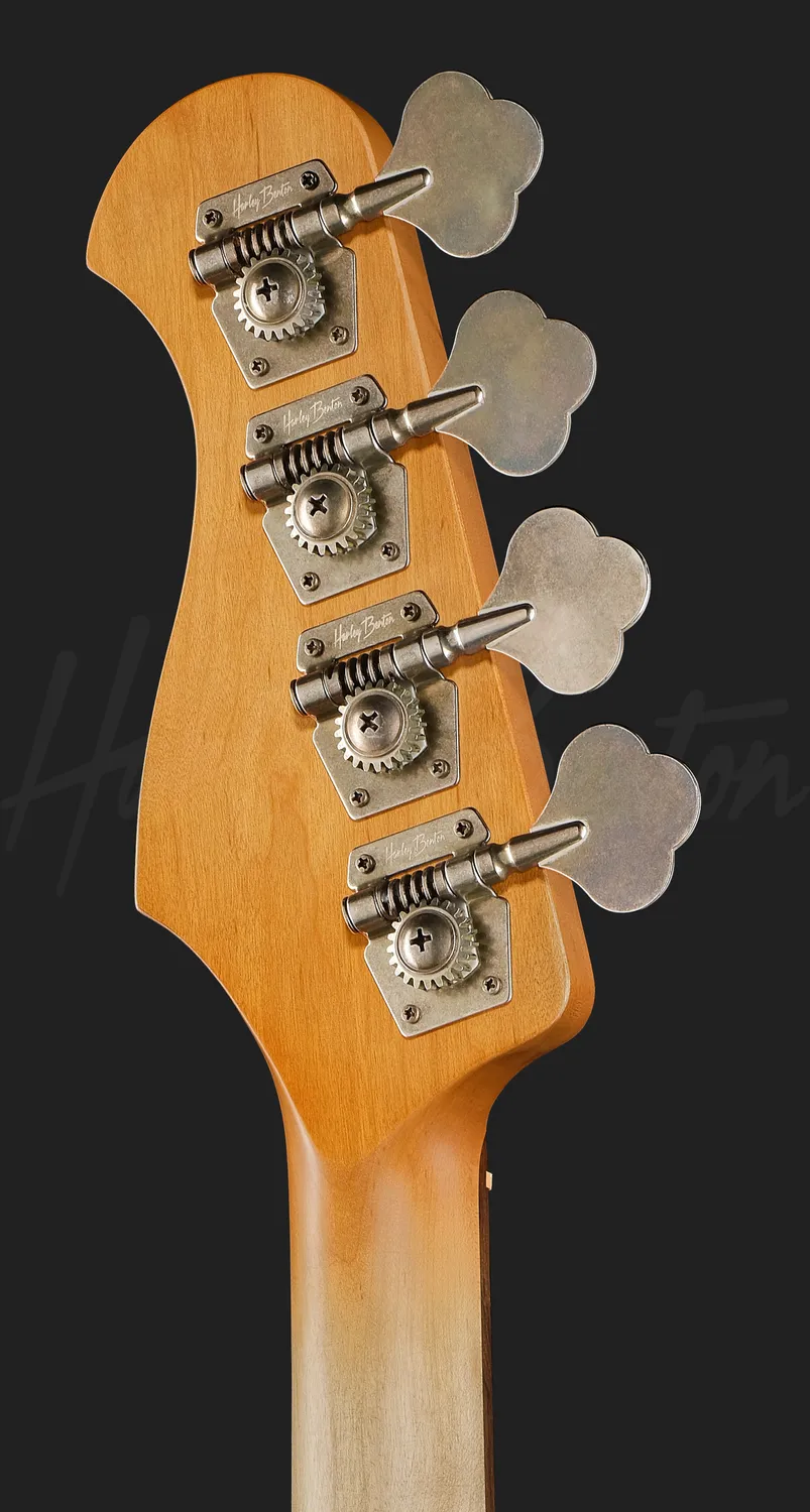 Harley Benton Vintage PB-62HA E-Bass Aged Olympic White
