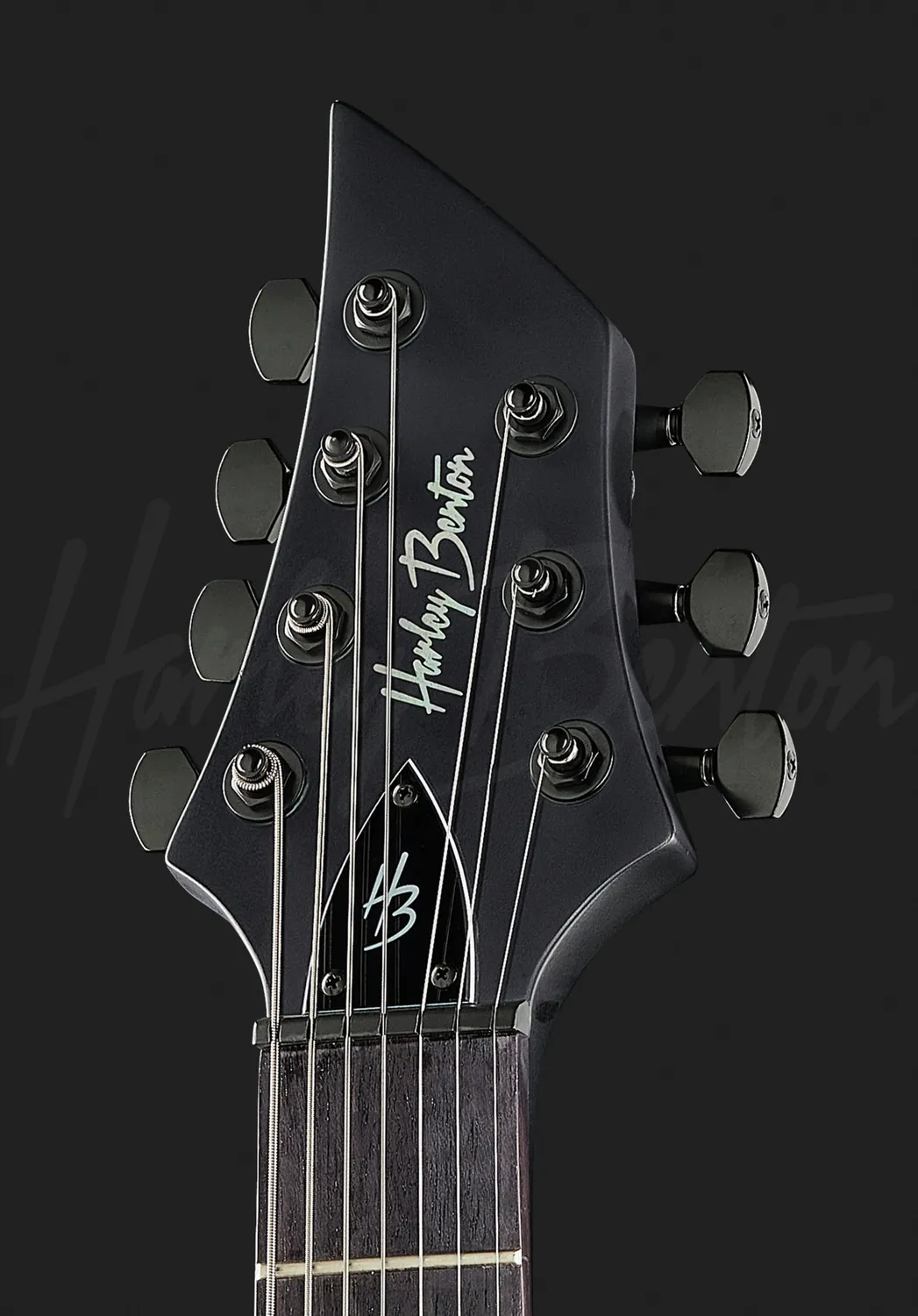 Harley Benton Baritone-7SB E-Gitarre 7-saitig schwarz