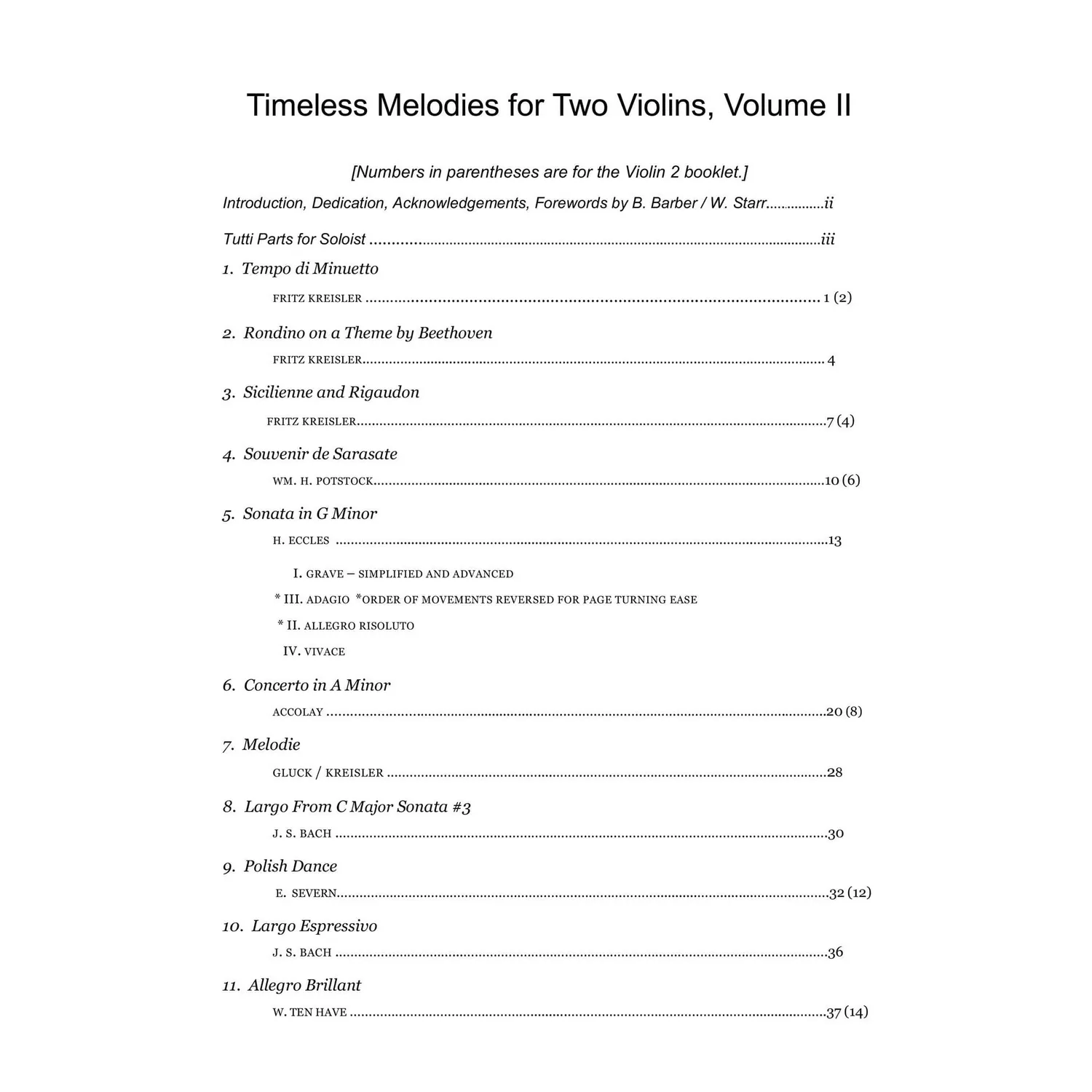 Yasuda Timeless Melodies 2 Violinen Vol.2 Noten Download