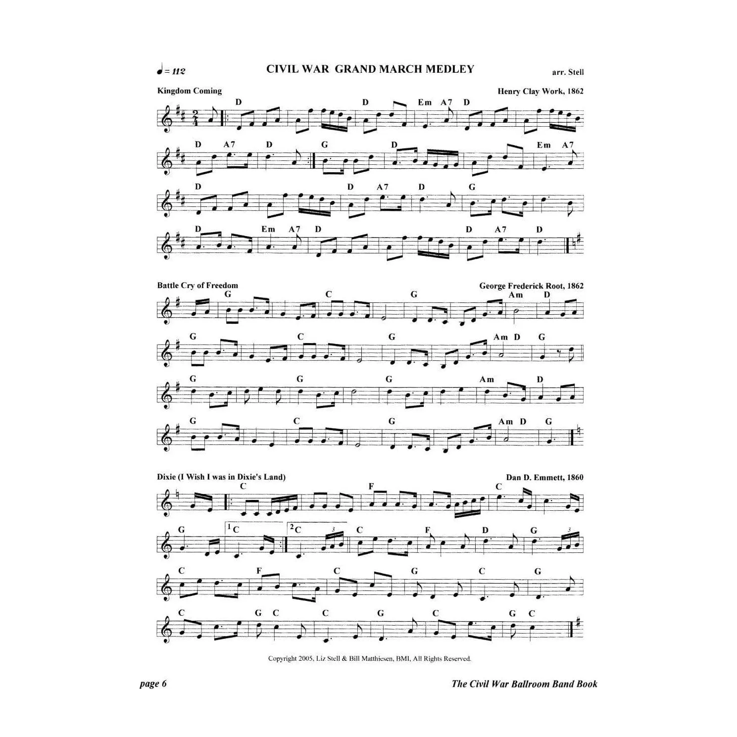 Civil War Ballroom Band Buch 1-2 Violinen 91 Seiten