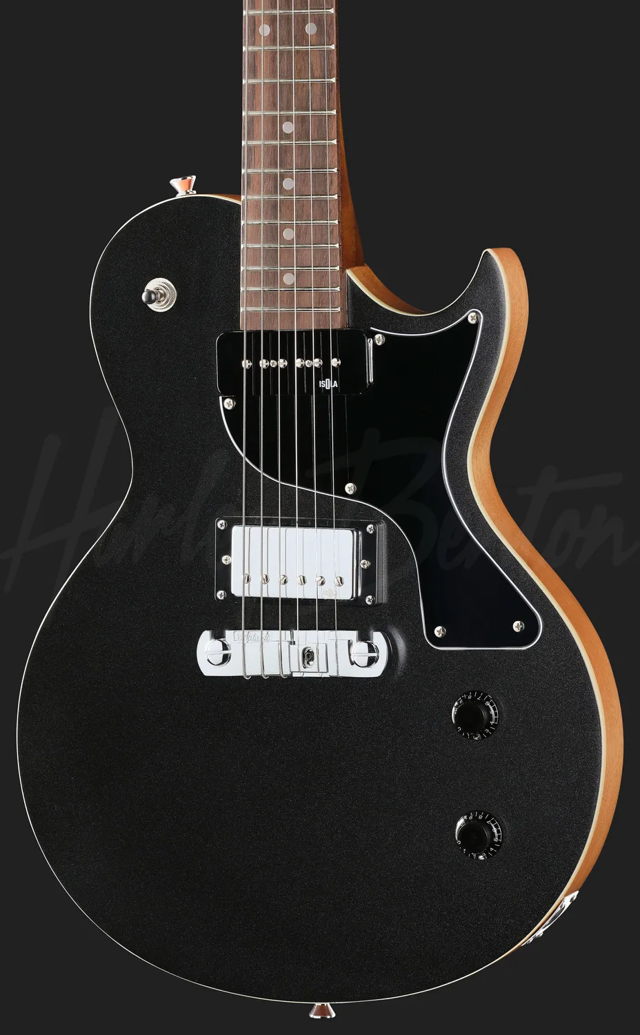 Harley Benton Vintage SC-Special Hybrid E-Gitarre Smoke Black Satin
