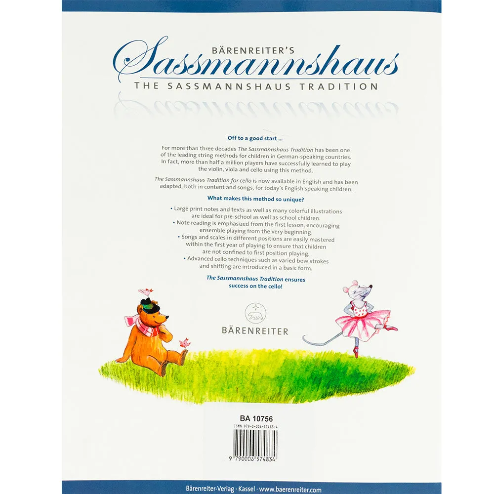 Shar Music Sassmannshaus Early Start Cello 1 Celloschule Kinder