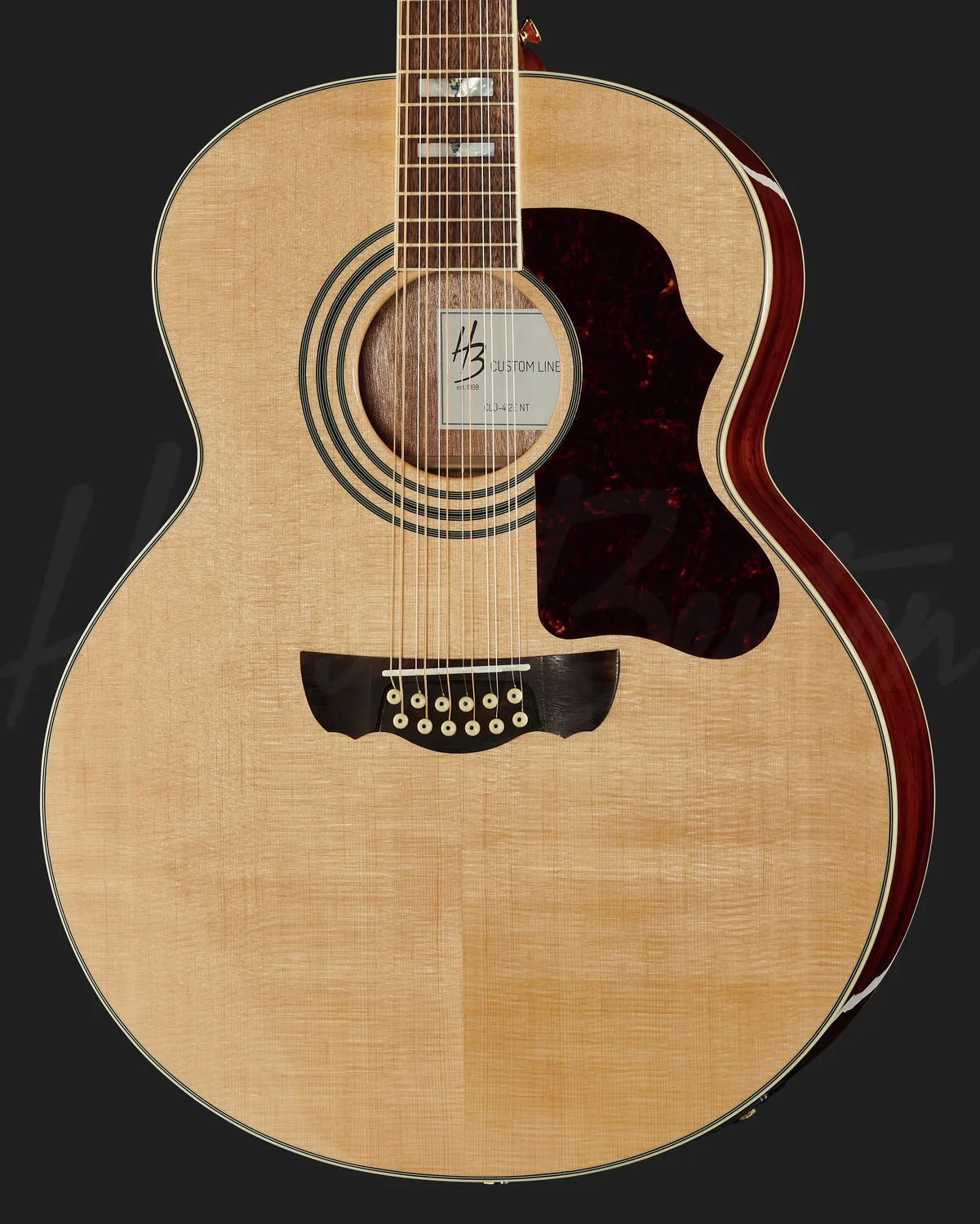 Harley Benton Custom Line CLJ-412E NT 12-Saiter Jumbo