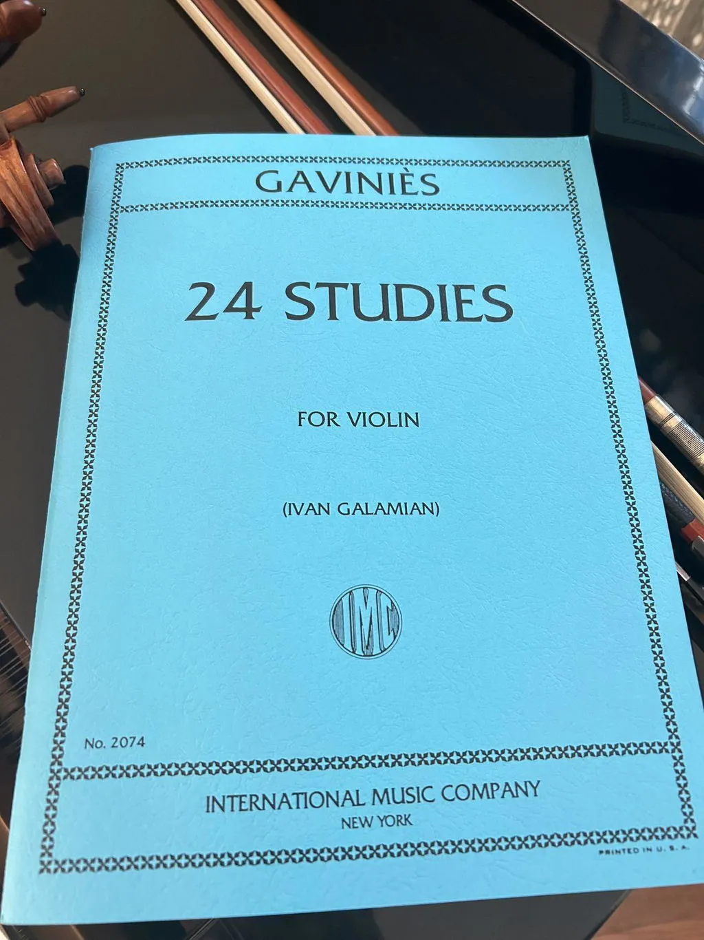 International Gaviniès 24 Etüden Noten Violine Galamian