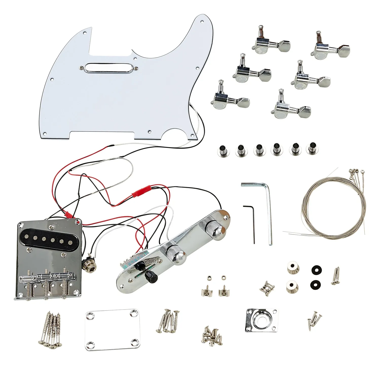 Harley Benton TE DIY-KIT E-Gitarre Bausatz Singlecoil