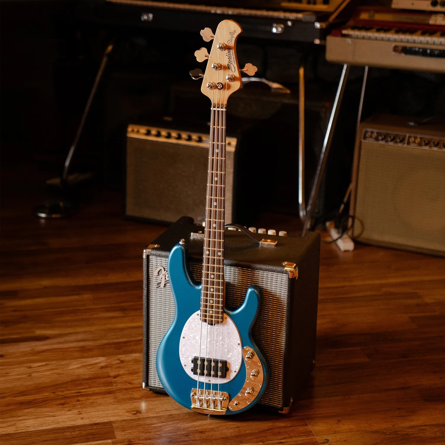Sterling Standard StingRay Short Scale E-Bass Toluca Lake Blue