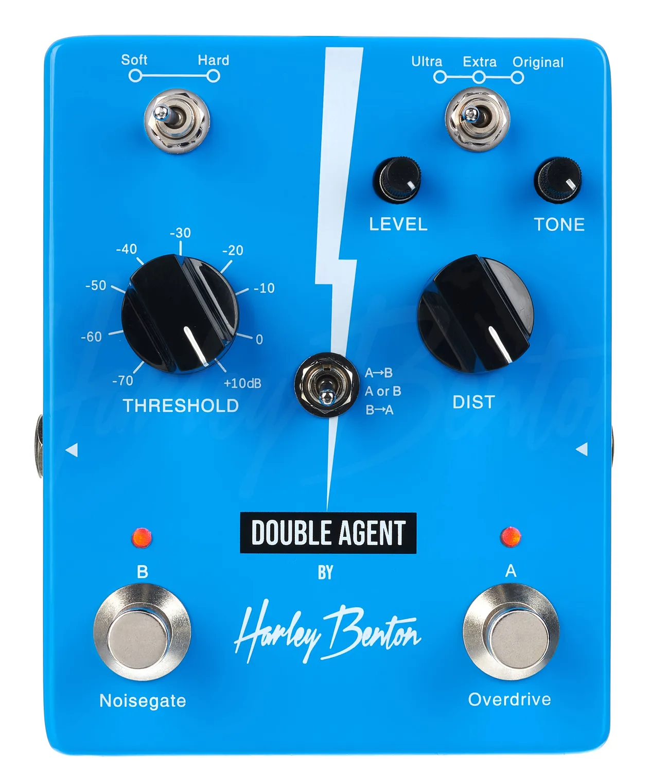 Harley Benton Standard Double Agent Effektpedal High-Gain