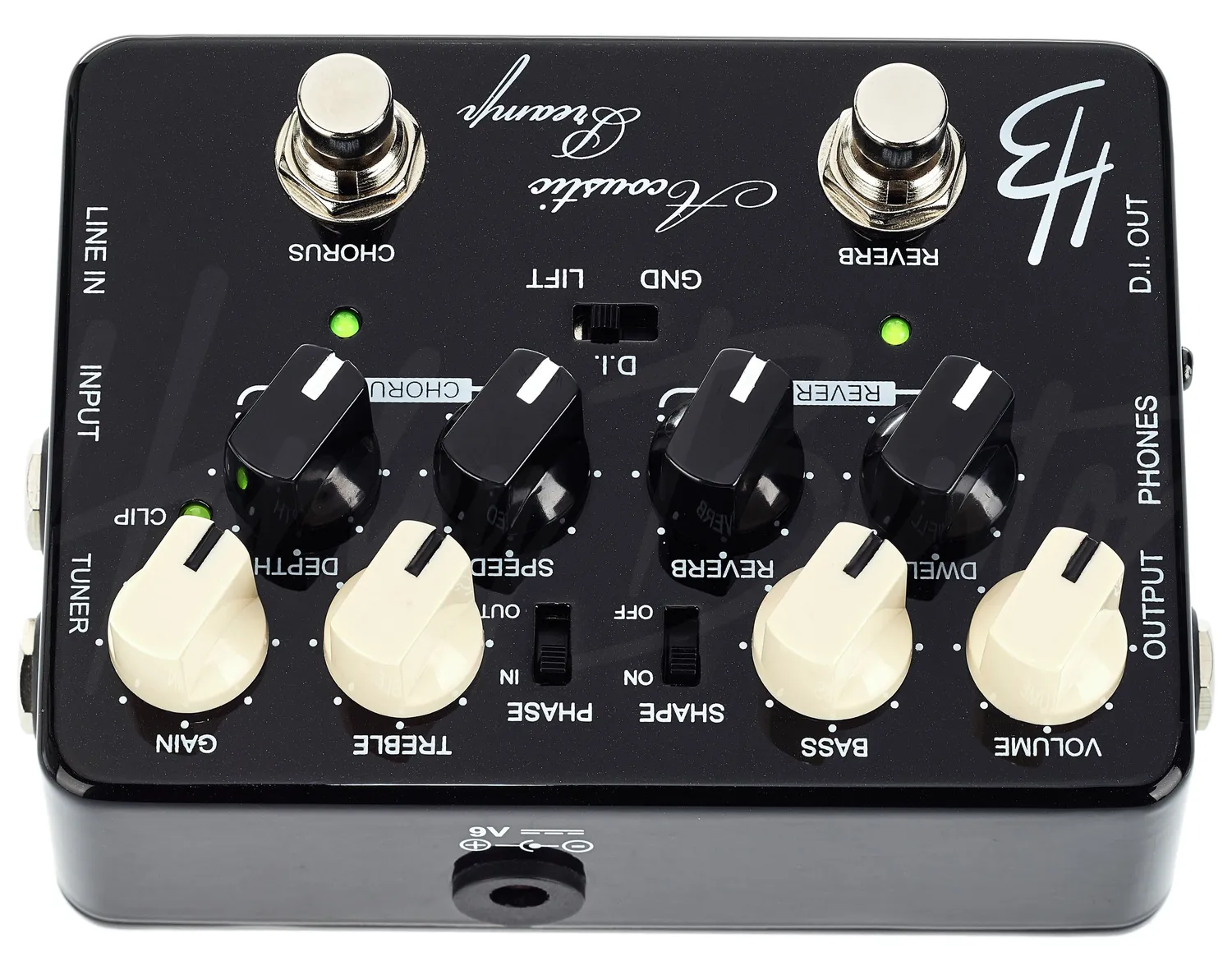 Harley Benton Custom Line Acoustic Preamp Pedal mit DI