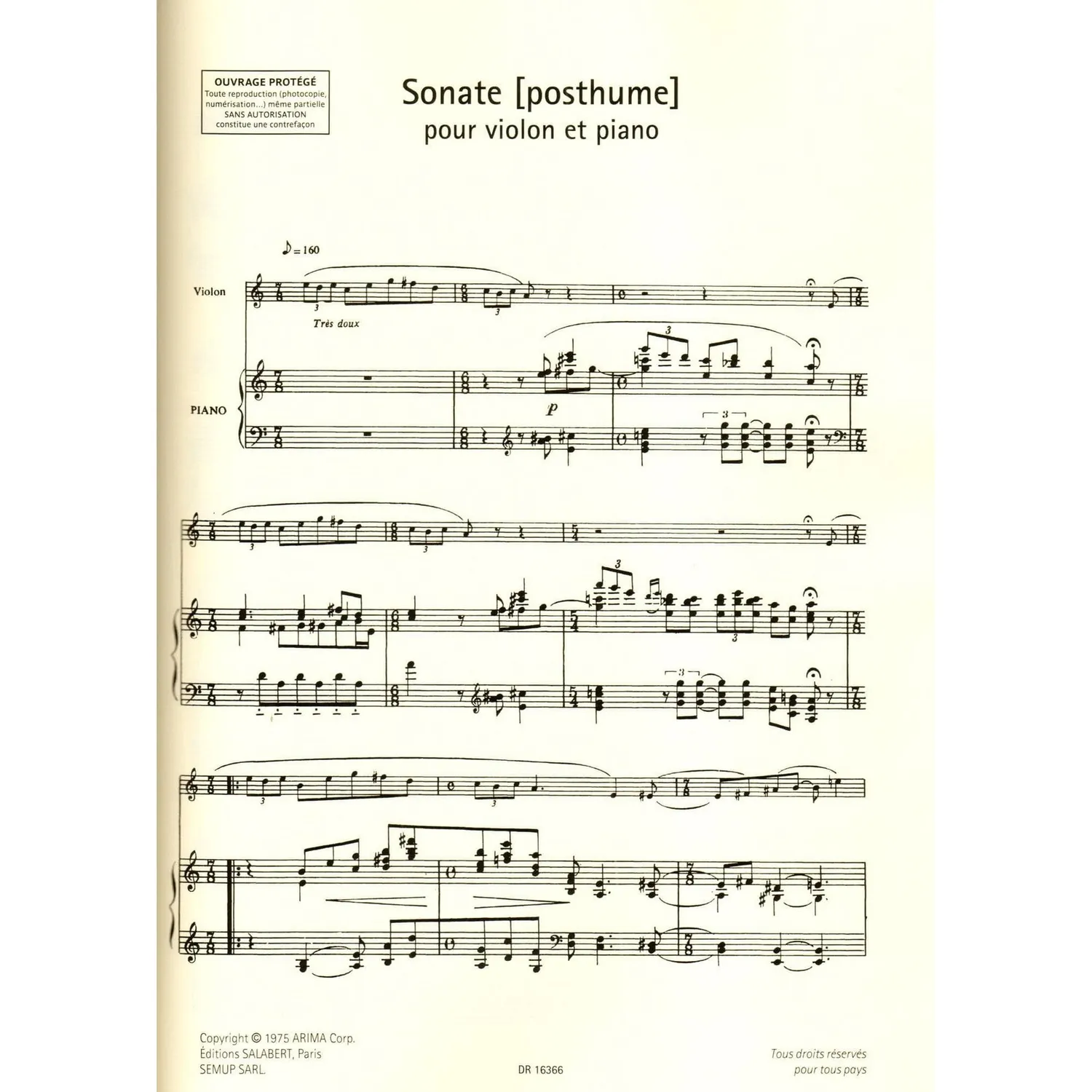 Durand Ravel Collection Vol. II Noten Violine Klavier