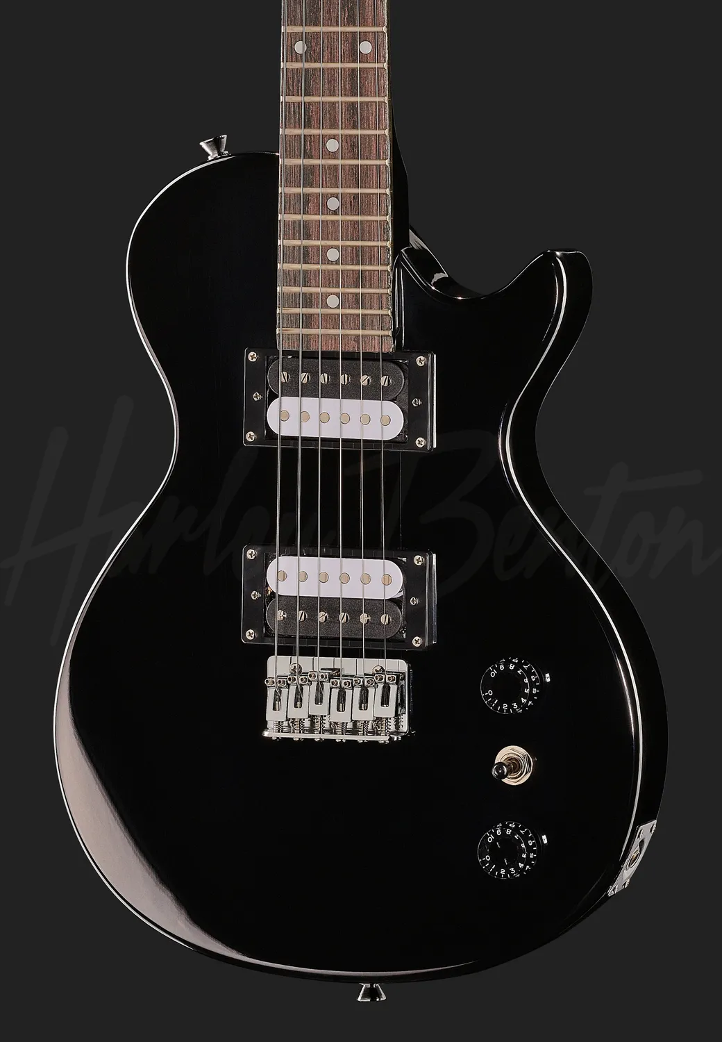 Harley Benton Student SC-200Mini E-Gitarre BK 55,9 cm Mensur