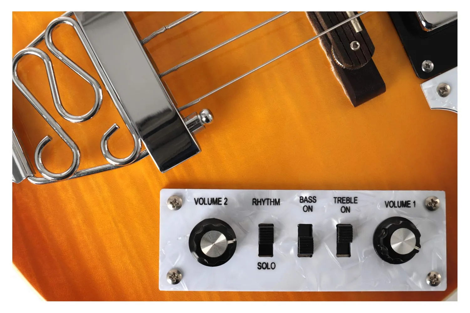 Rocktile VB-1 Sir Paul Violinbass Hollowbody Sunburst