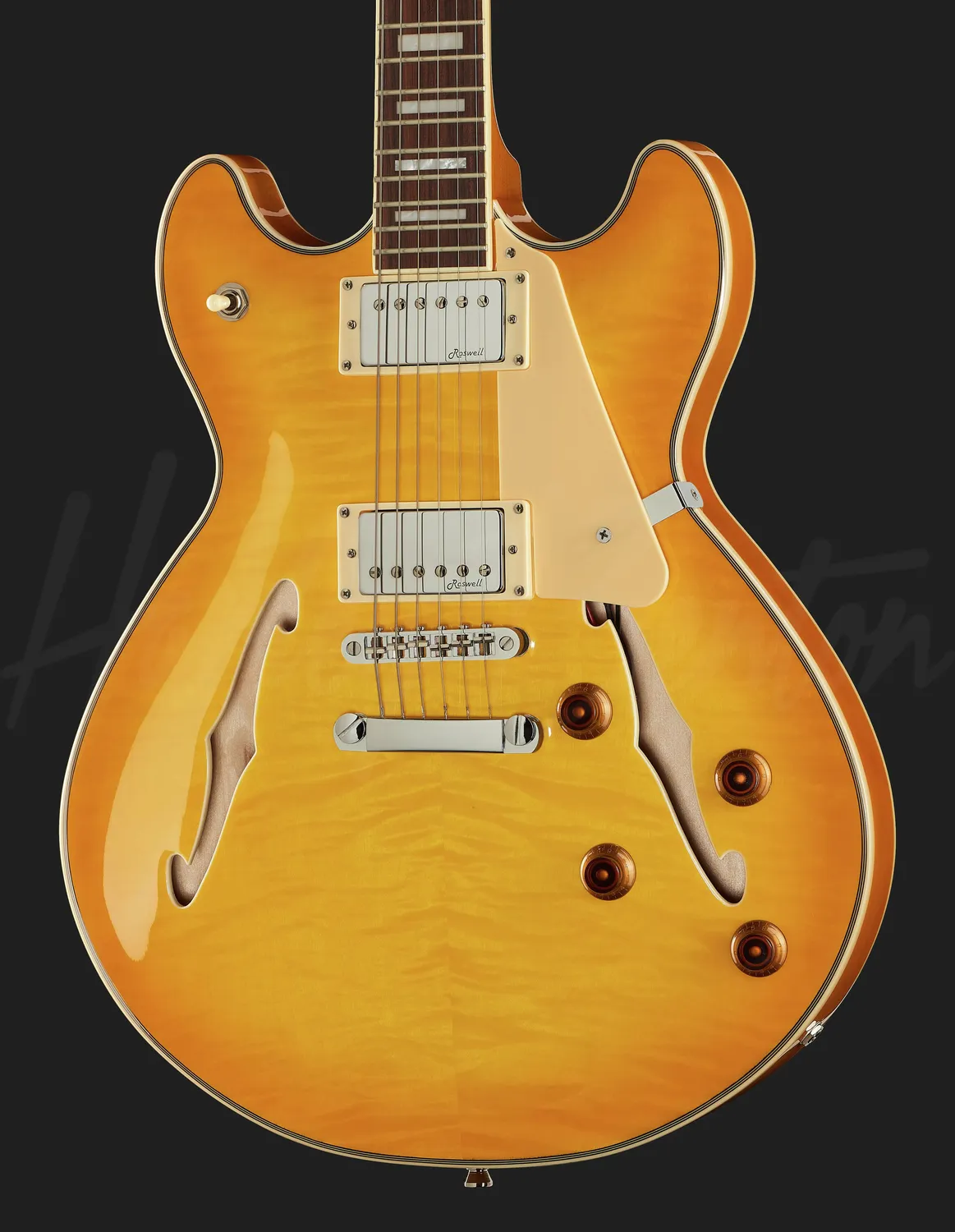 Harley Benton Deluxe HB-35Plus LD E-Gitarre Lemon Drop