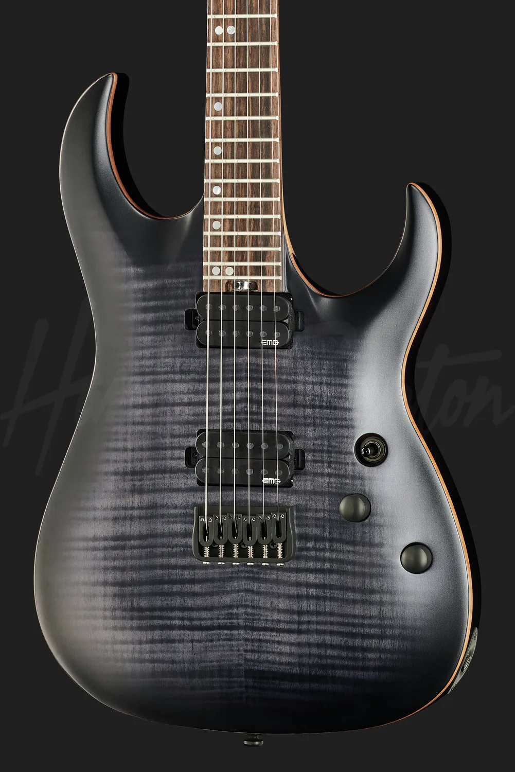 Harley Benton Amarok-6 BKNT E-Gitarre Flame Burst