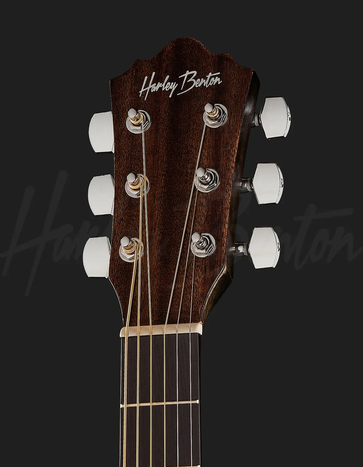 Harley Benton Delta Blues O Bluesgitarre Mahagoni