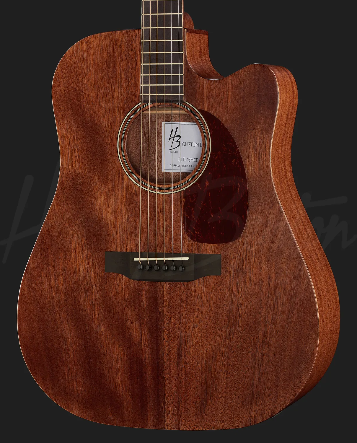 Harley Benton Custom Line CLD-15MCE Westerngitarre mit Pickup