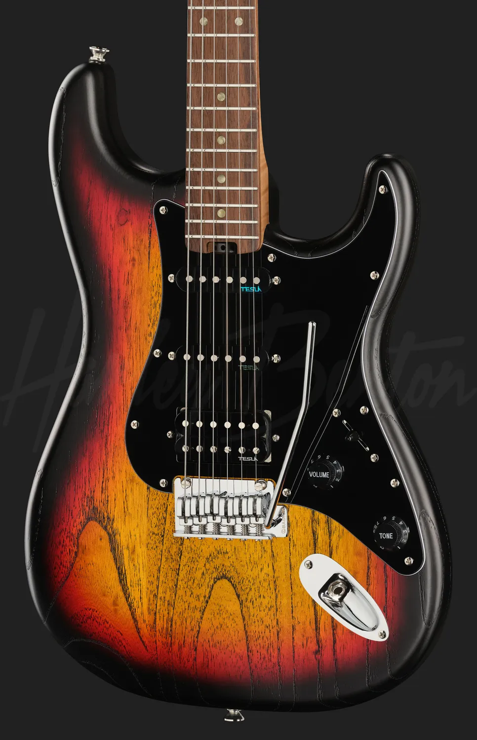 Harley Benton ST-Modern Plus HSS E-Gitarre SBBL