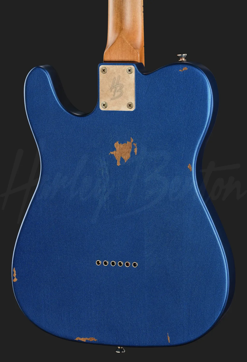 Harley Benton TE-62LA MN E-Gitarre Lake Placid Blue aged