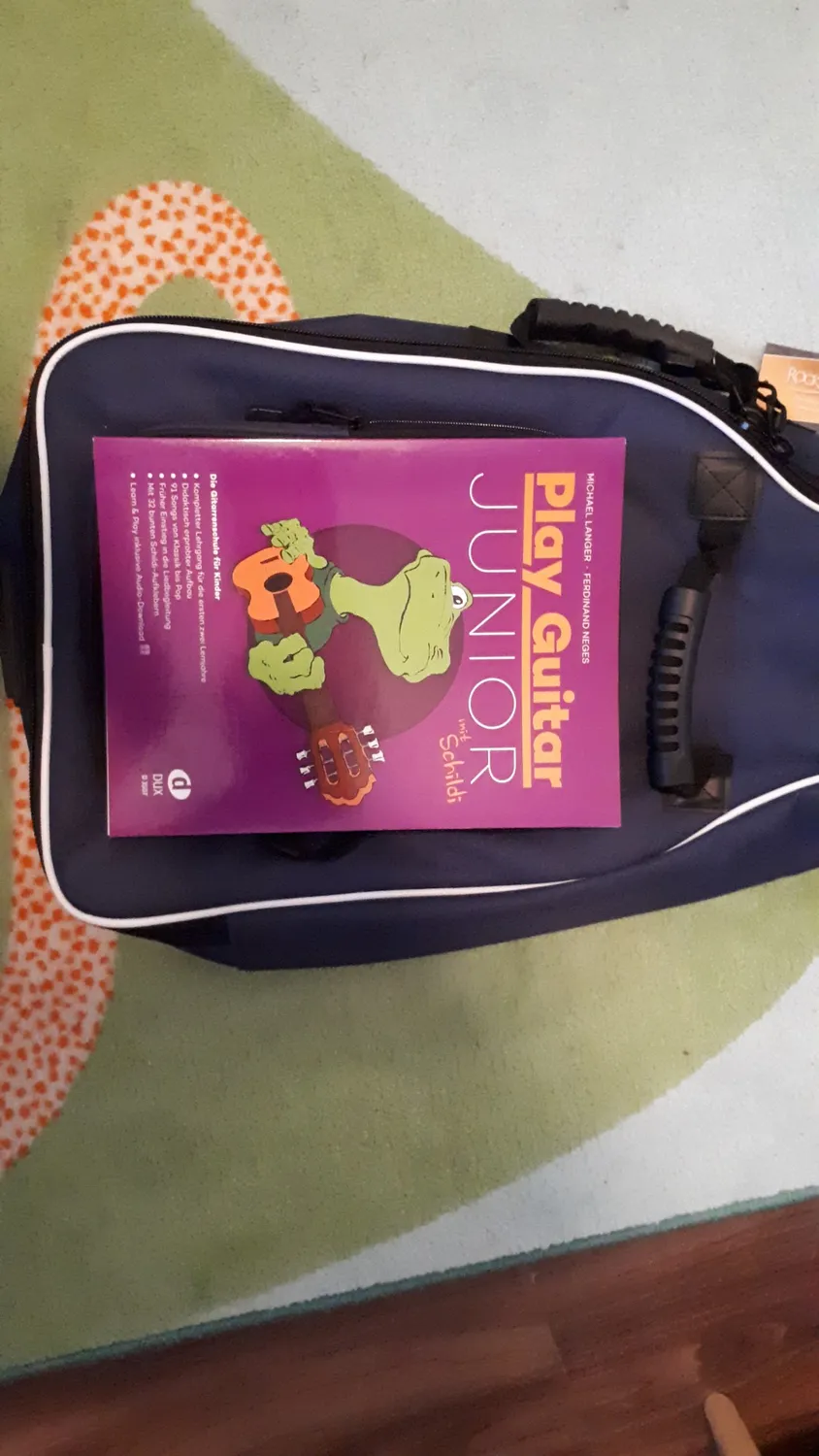 Rocktile 1/2 Klassik-Gitarrentasche Gigbag Blau gepolstert