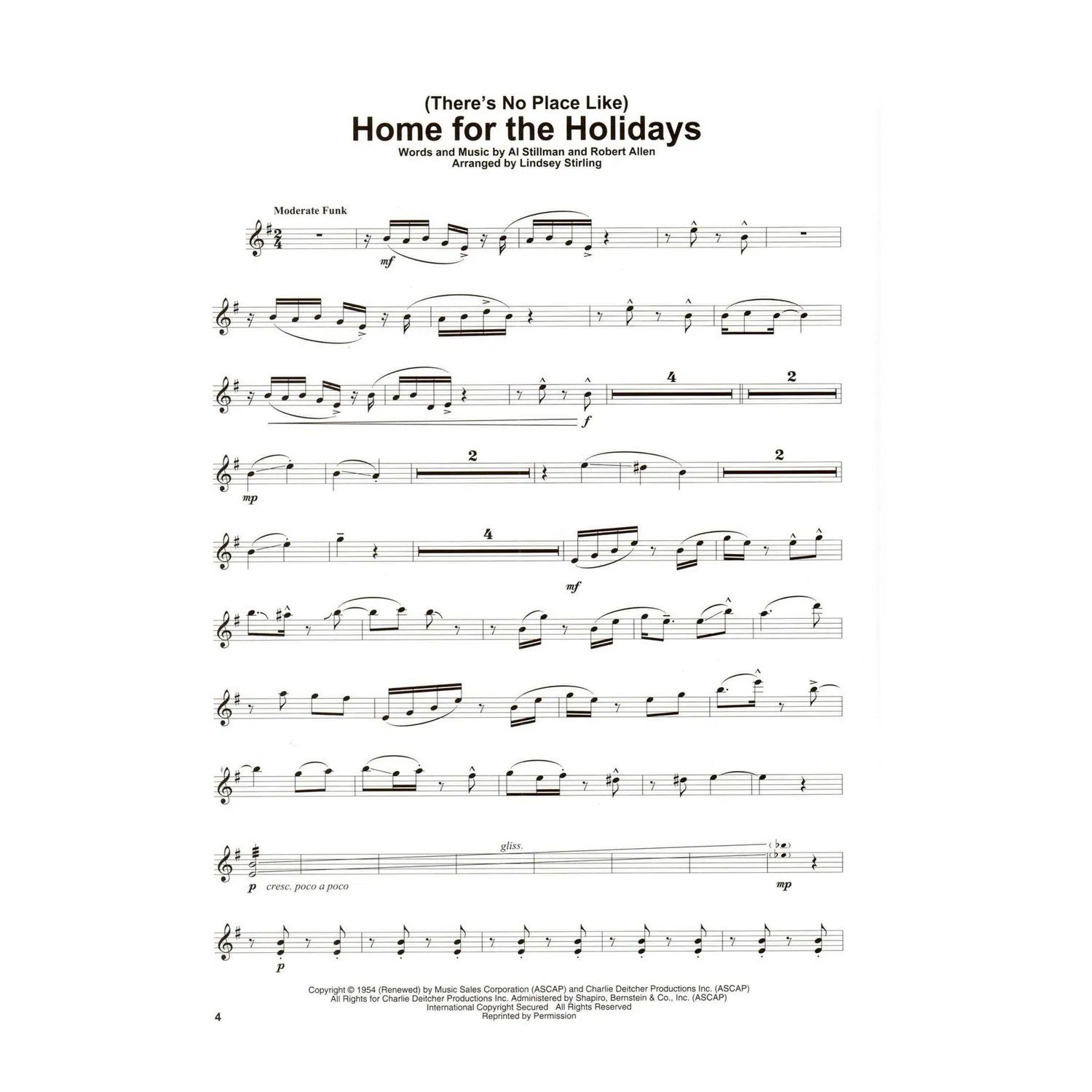 Hal Leonard Violin Play-Along Vol. 81 Geigennoten Lindsey Stirling Weihnachten