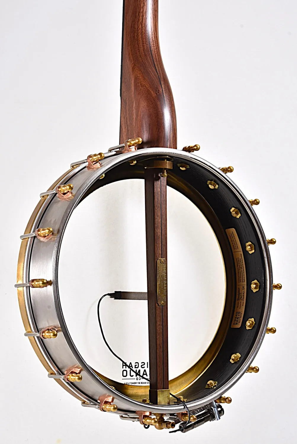 Pisgah Open Back Tonabnehmer Banjo Passiv Fellmontage