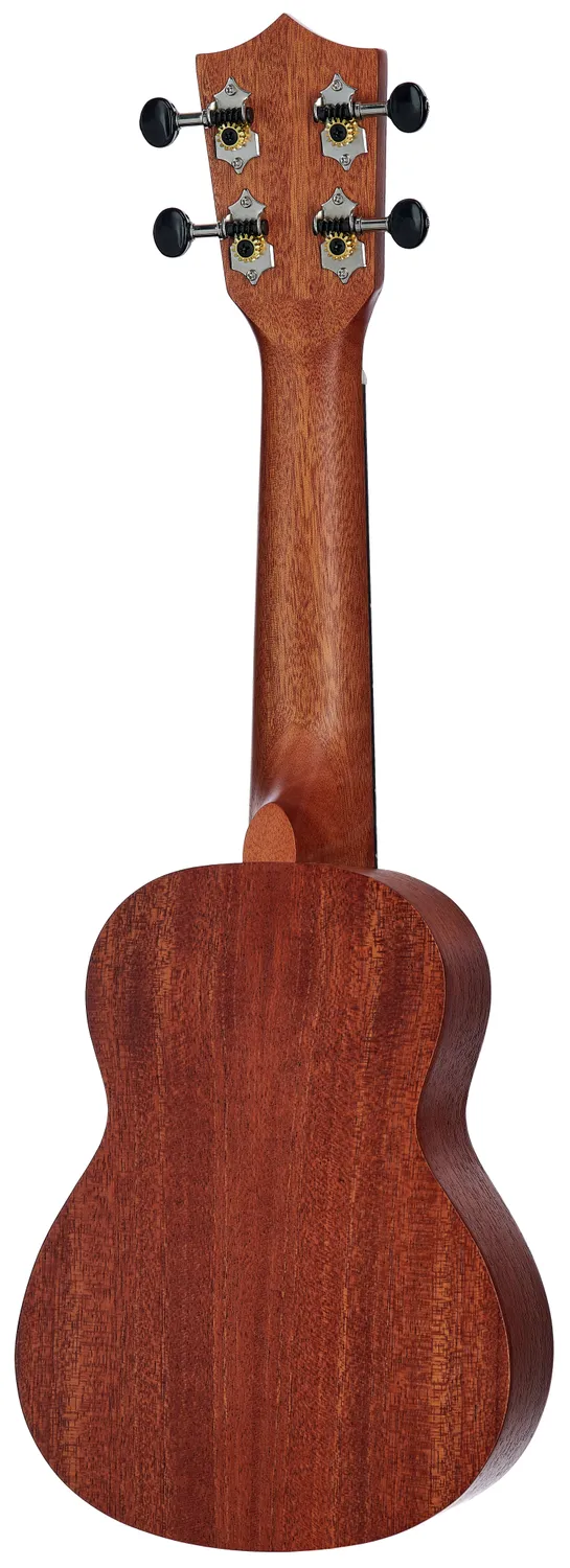Harley Benton Kahuna-S Flower Sopran-Ukulele Mahagoni