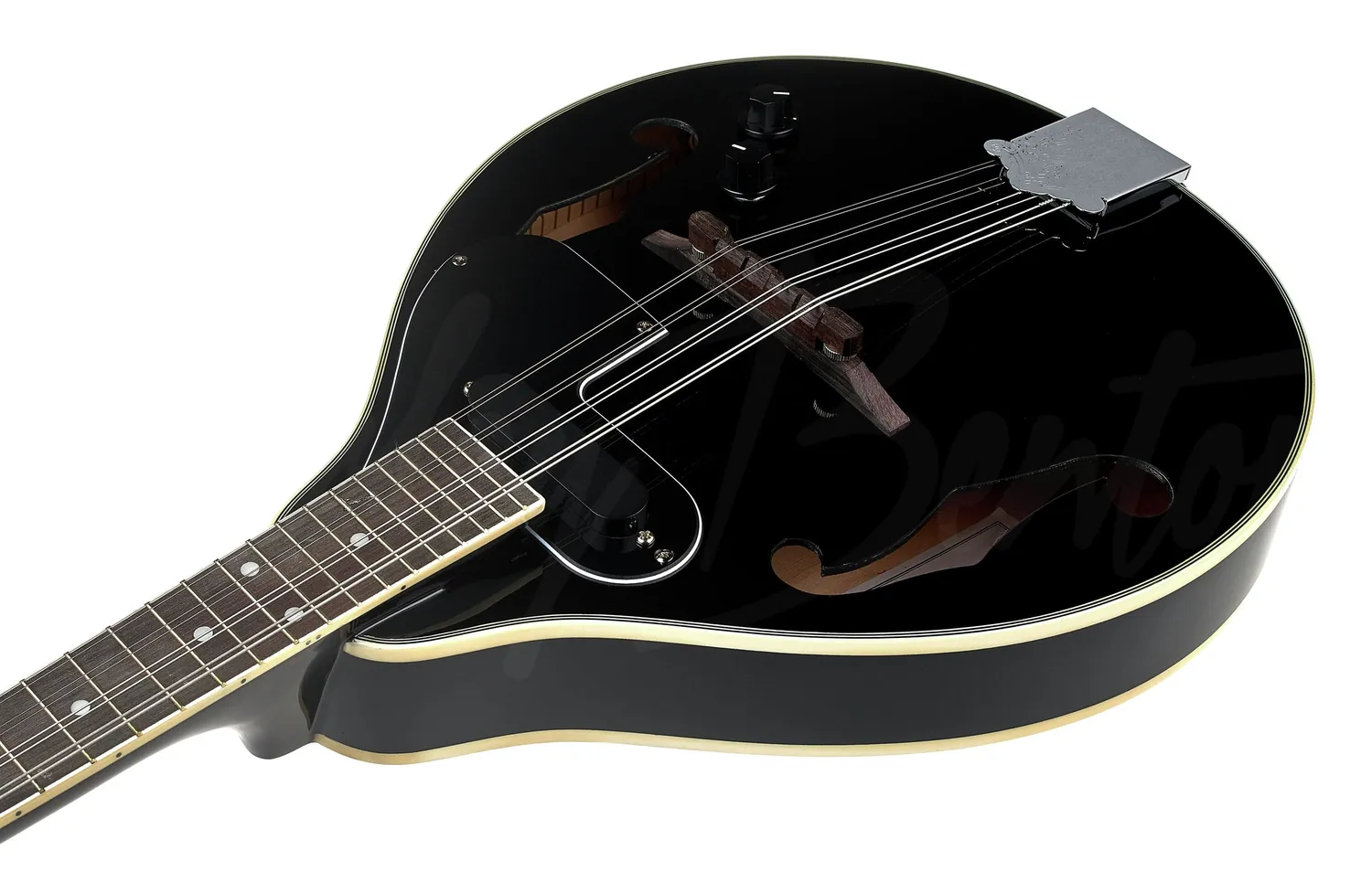 Harley Benton Custom MA-50E Mandoline Black Elektro A-Style