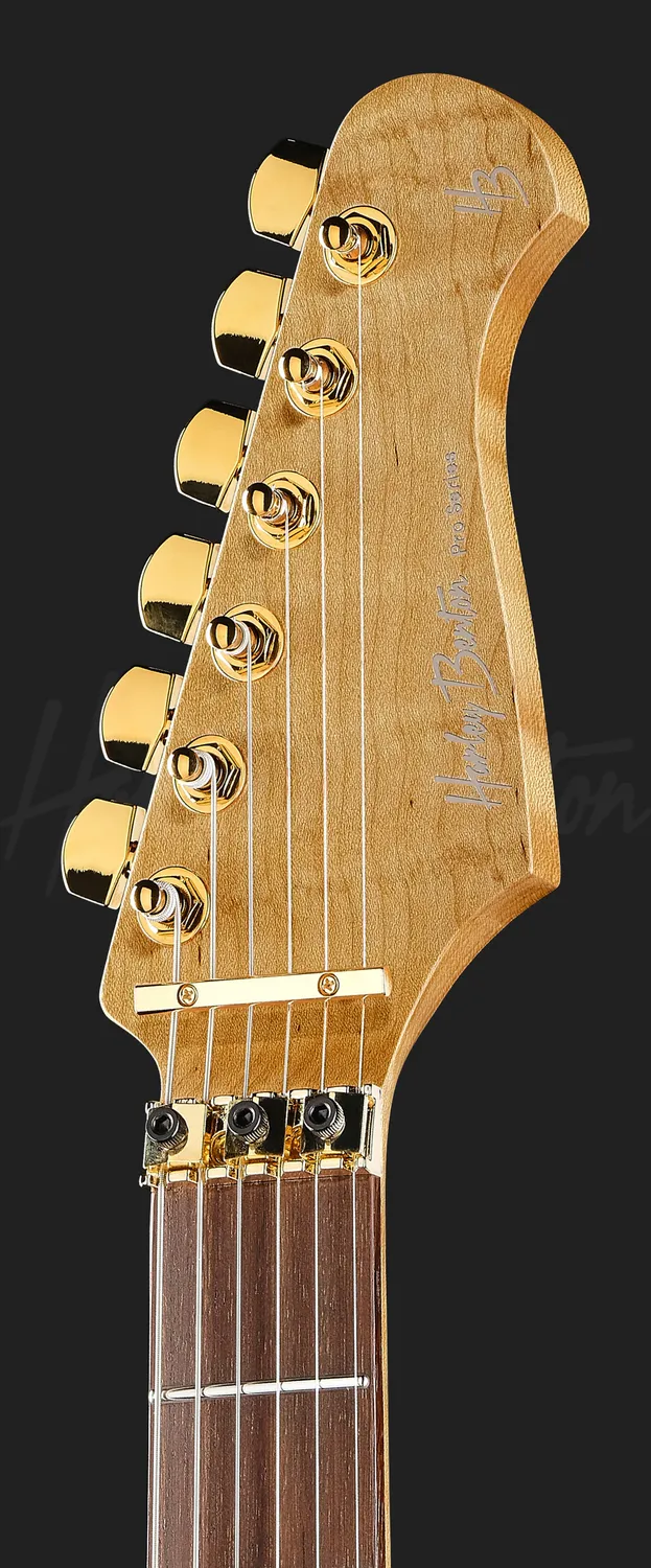 Harley Benton ST-80FR HH E-Gitarre Amethyst Sparkle Floyd Rose