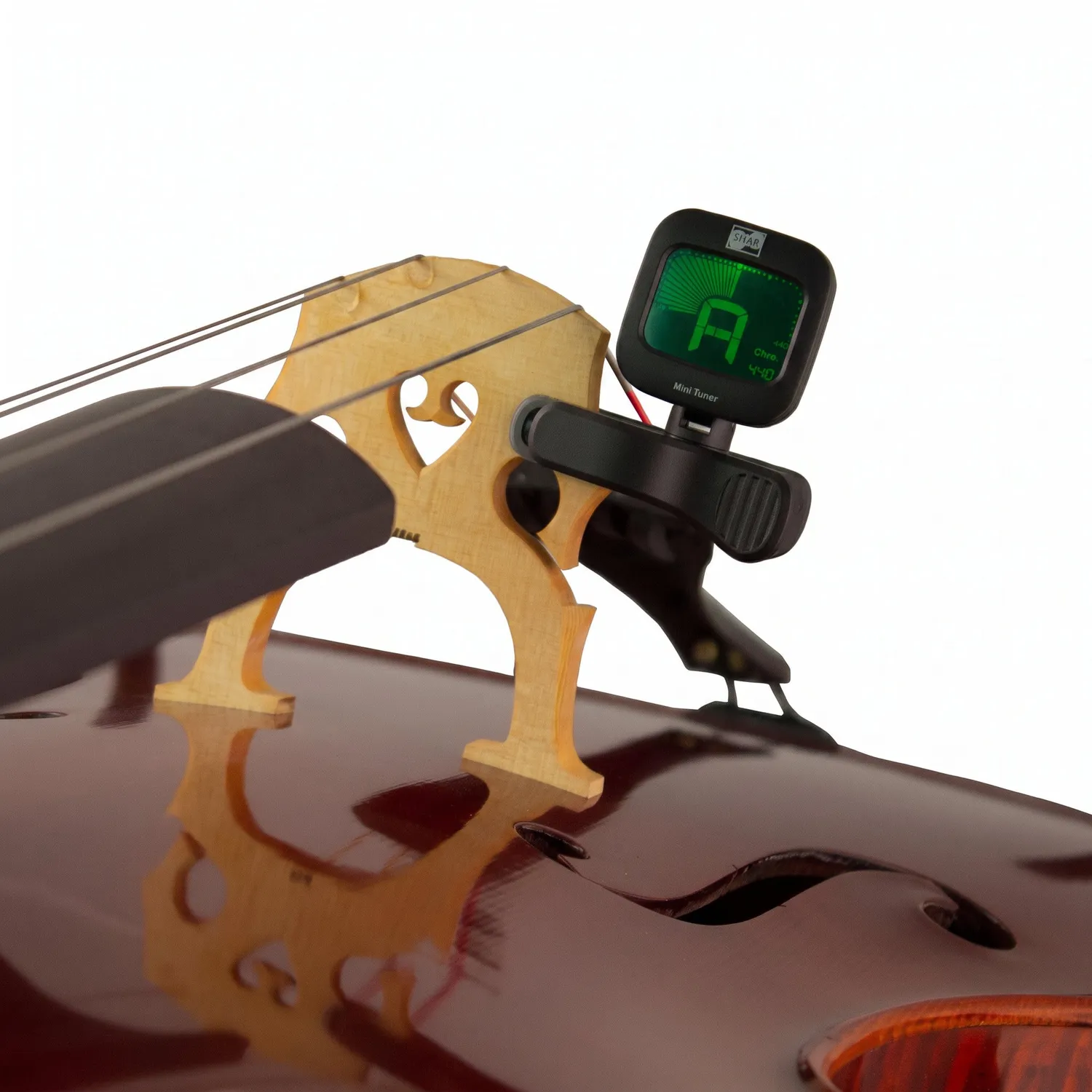 Shar Mini Clip-On Stimmgerät Violine Viola Cello