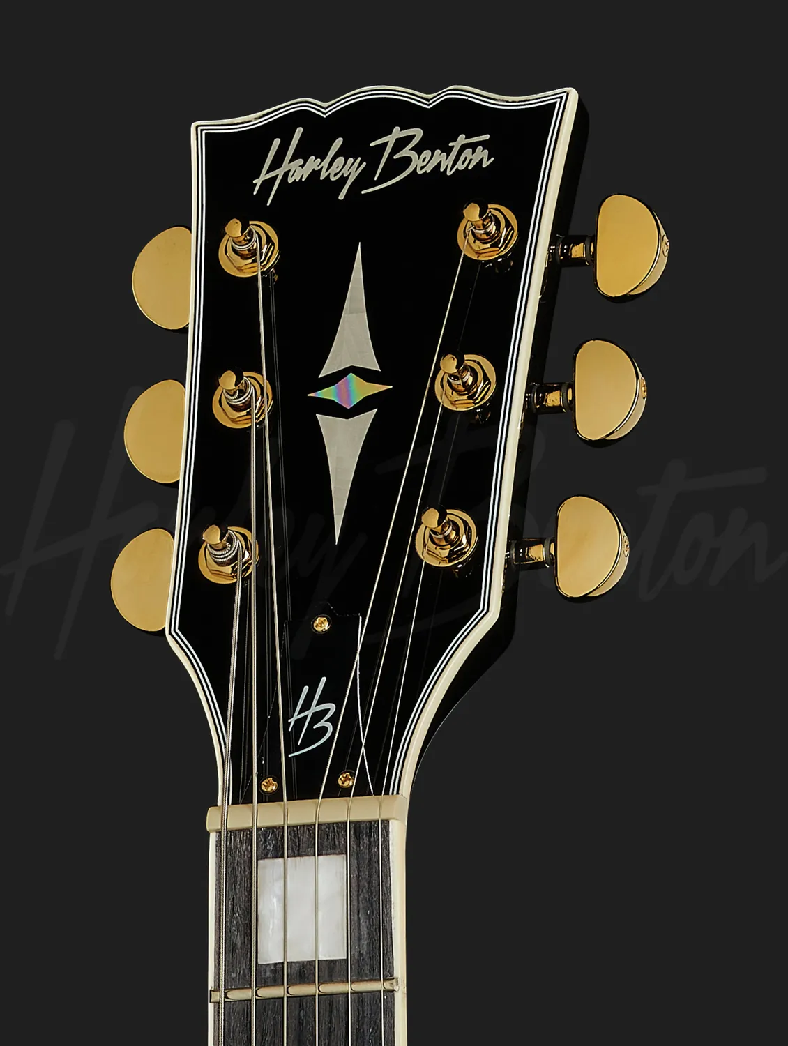 Harley Benton Vintage SC-500 BK E-Gitarre schwarz