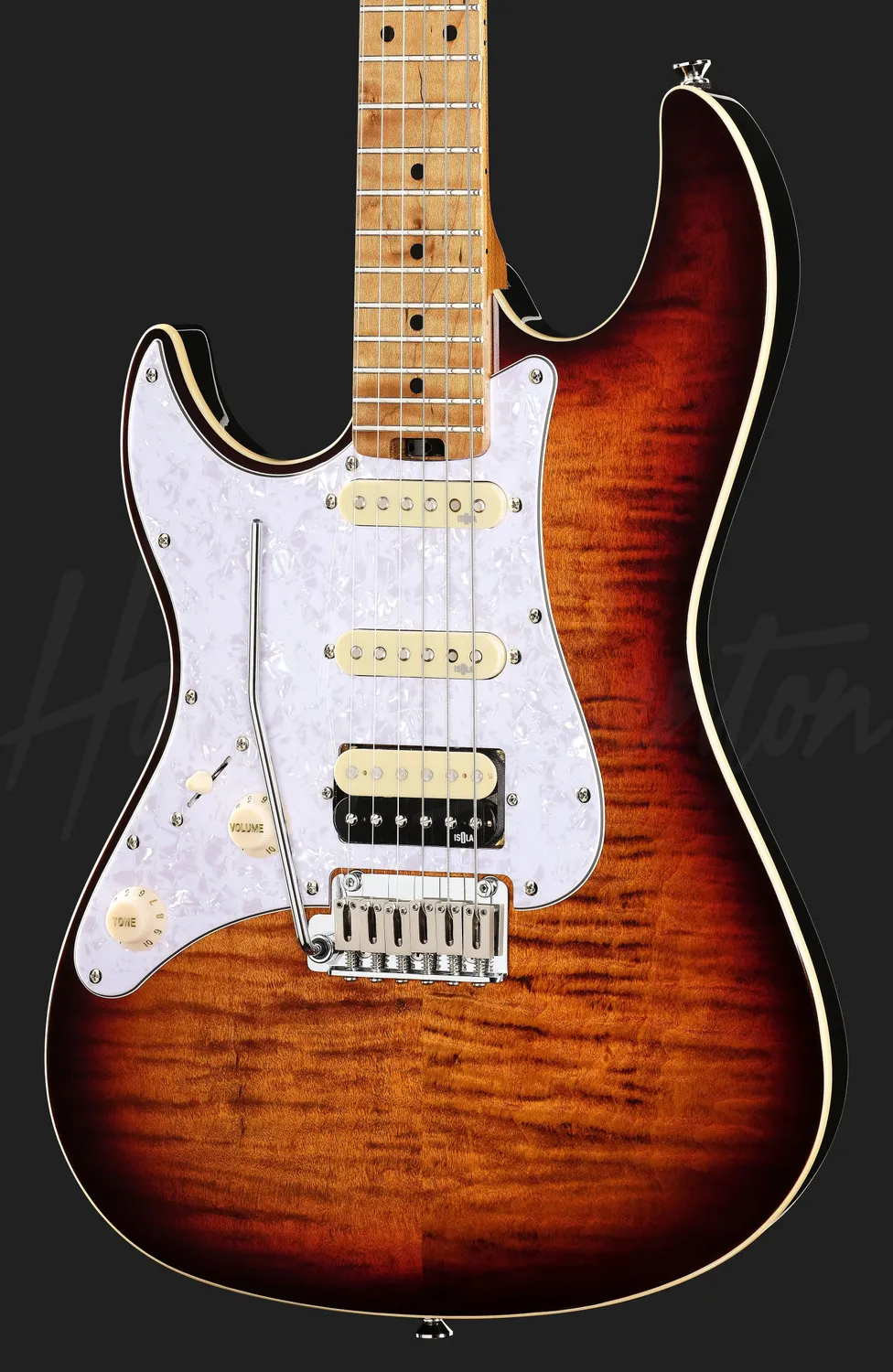 Harley Benton ST-Modern HSS LH E-Gitarre Bengal Burst