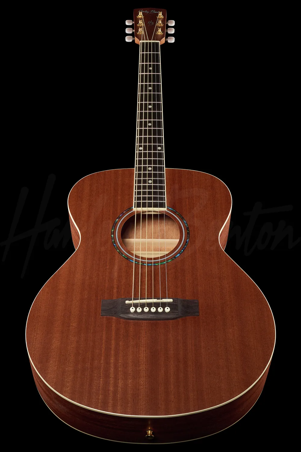 Harley Benton CG-45 NT Westerngitarre Mahagoni