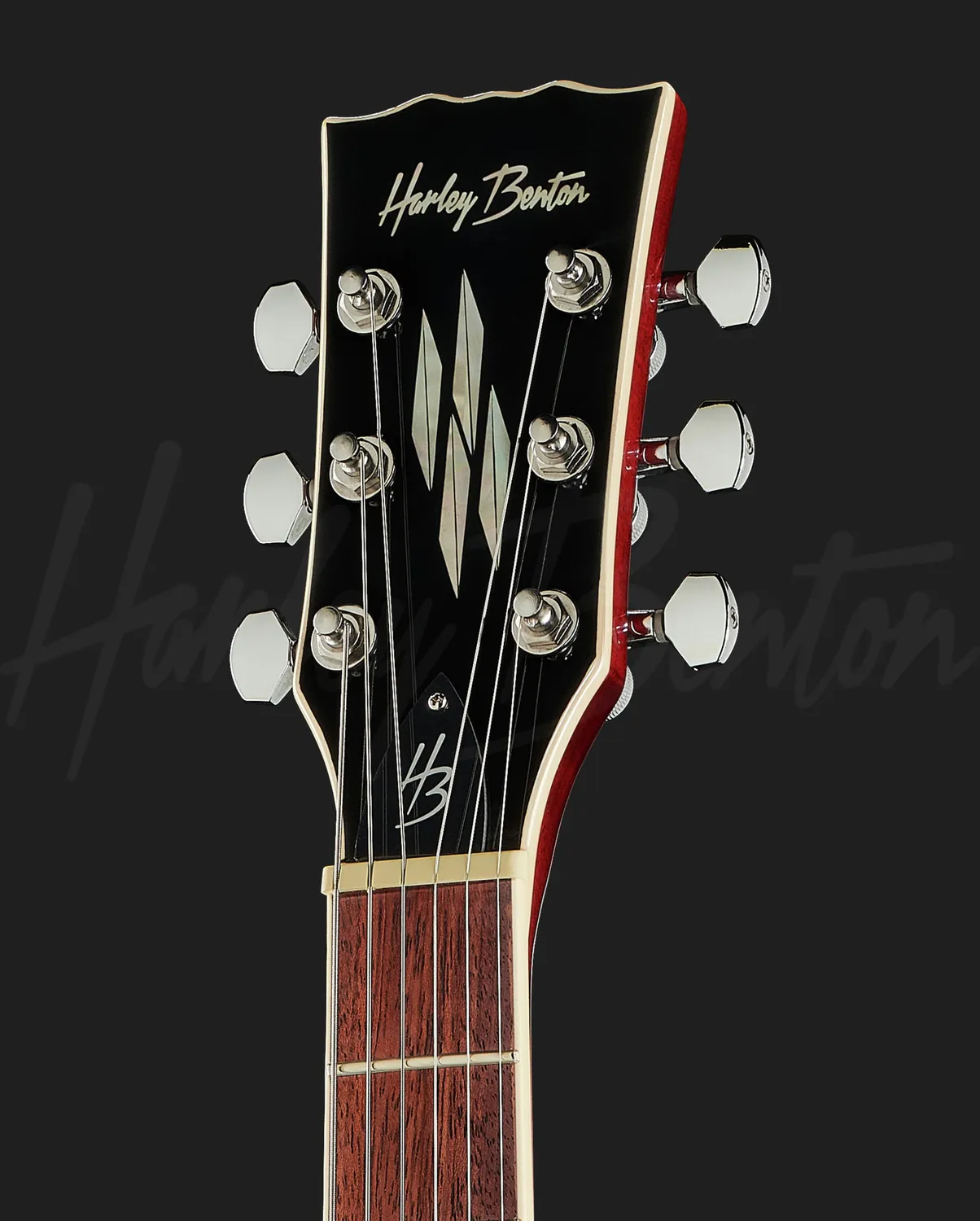 Harley Benton Deluxe Series SC-Custom Plus EMG E-Gitarre Trans Brown