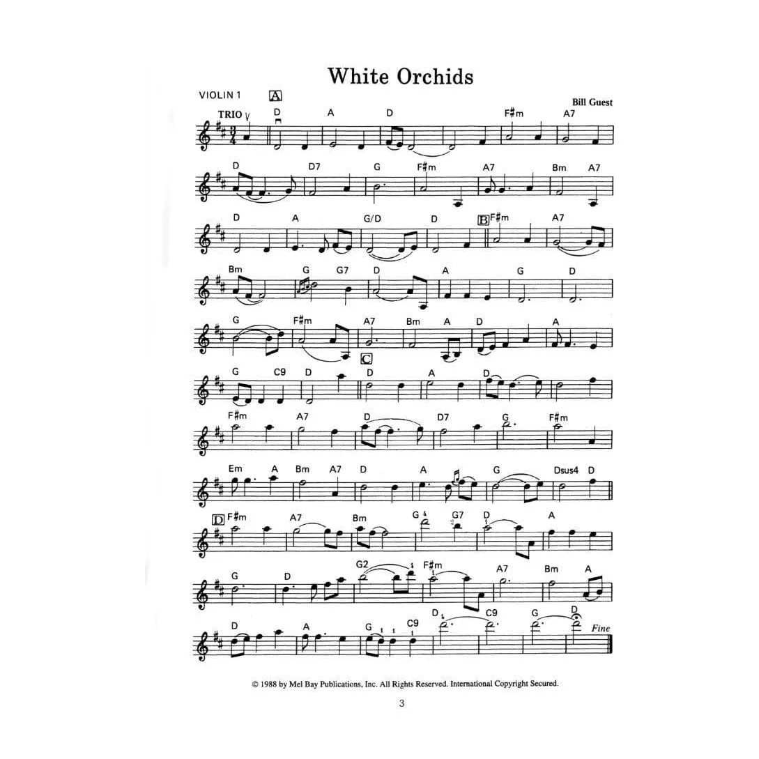 Mel Bay Deluxe Fiddle Waltzes Slow Airs Noten Violine 1-3