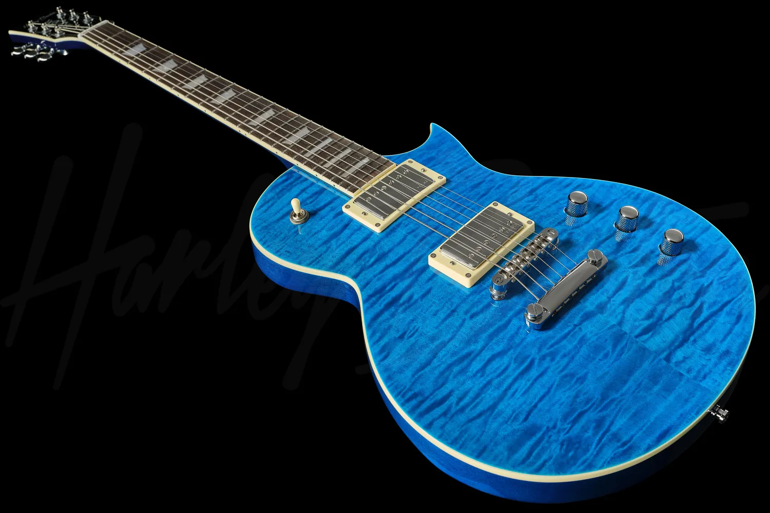 Harley Benton Vintage SC-Custom III E-Gitarre Ocean Flame