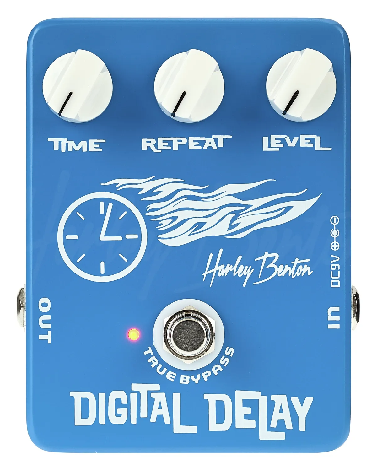 Harley Benton Digital Delay Effektpedal warm analog