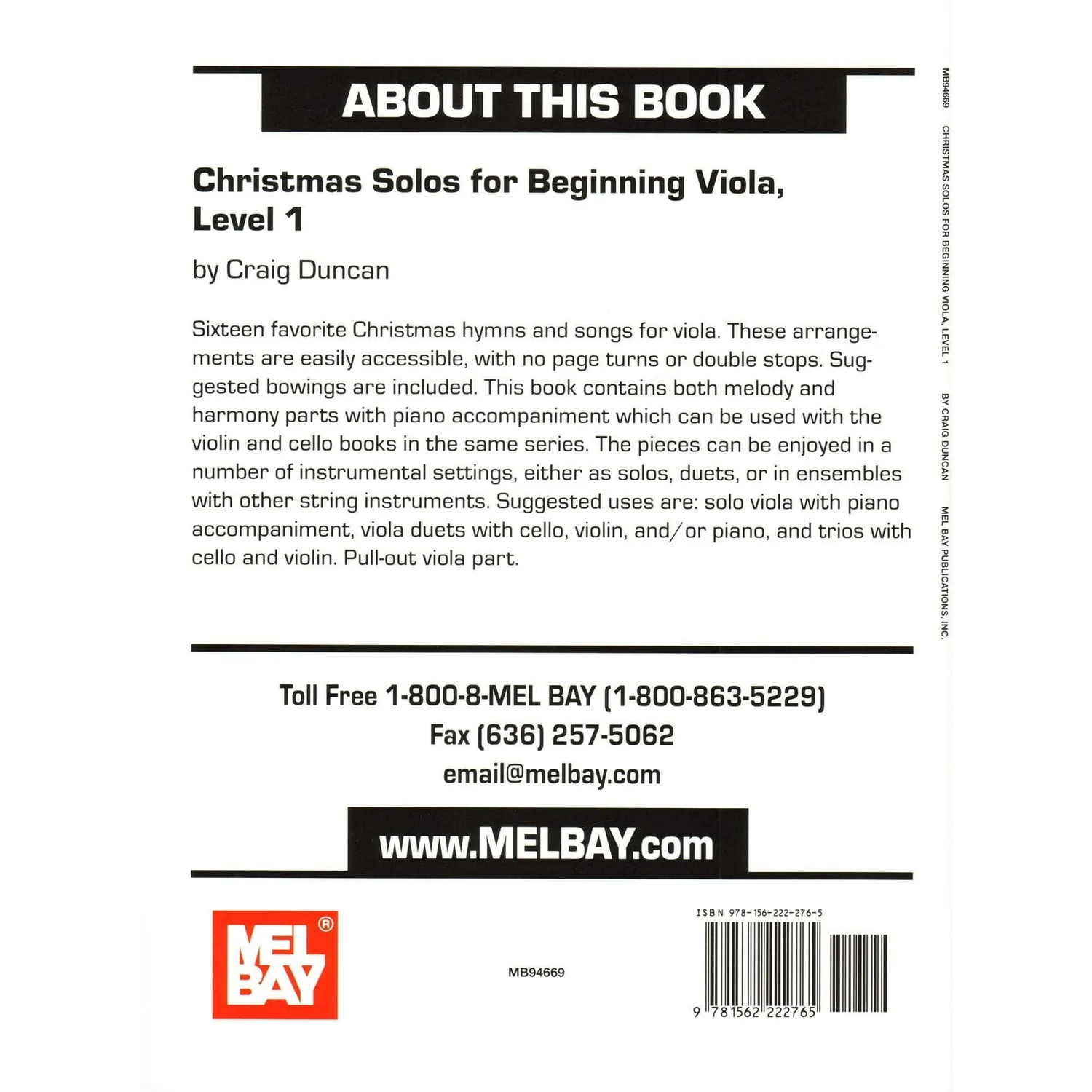 Christmas Solos Beginning Viola Level 1 Notenheft Bratsche