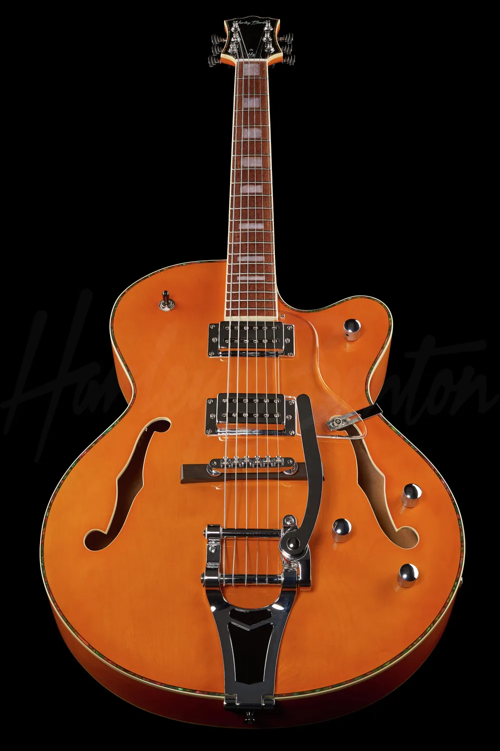 Harley Benton Vintage Big Tone Trem VO E-Gitarre Vintage Orange