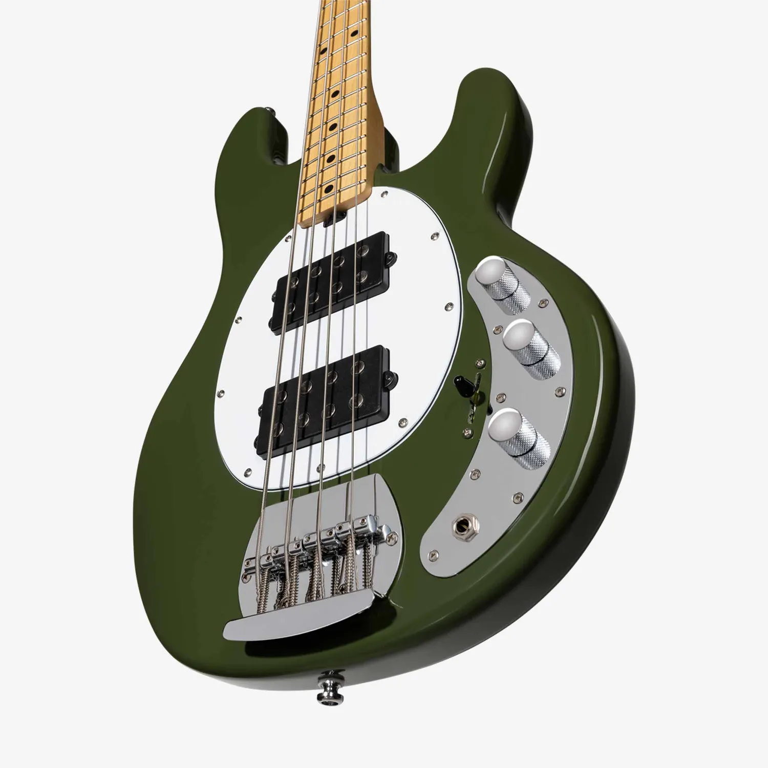Sterling StingRay RAY4 HH E-Bass Olive 4-saitig
