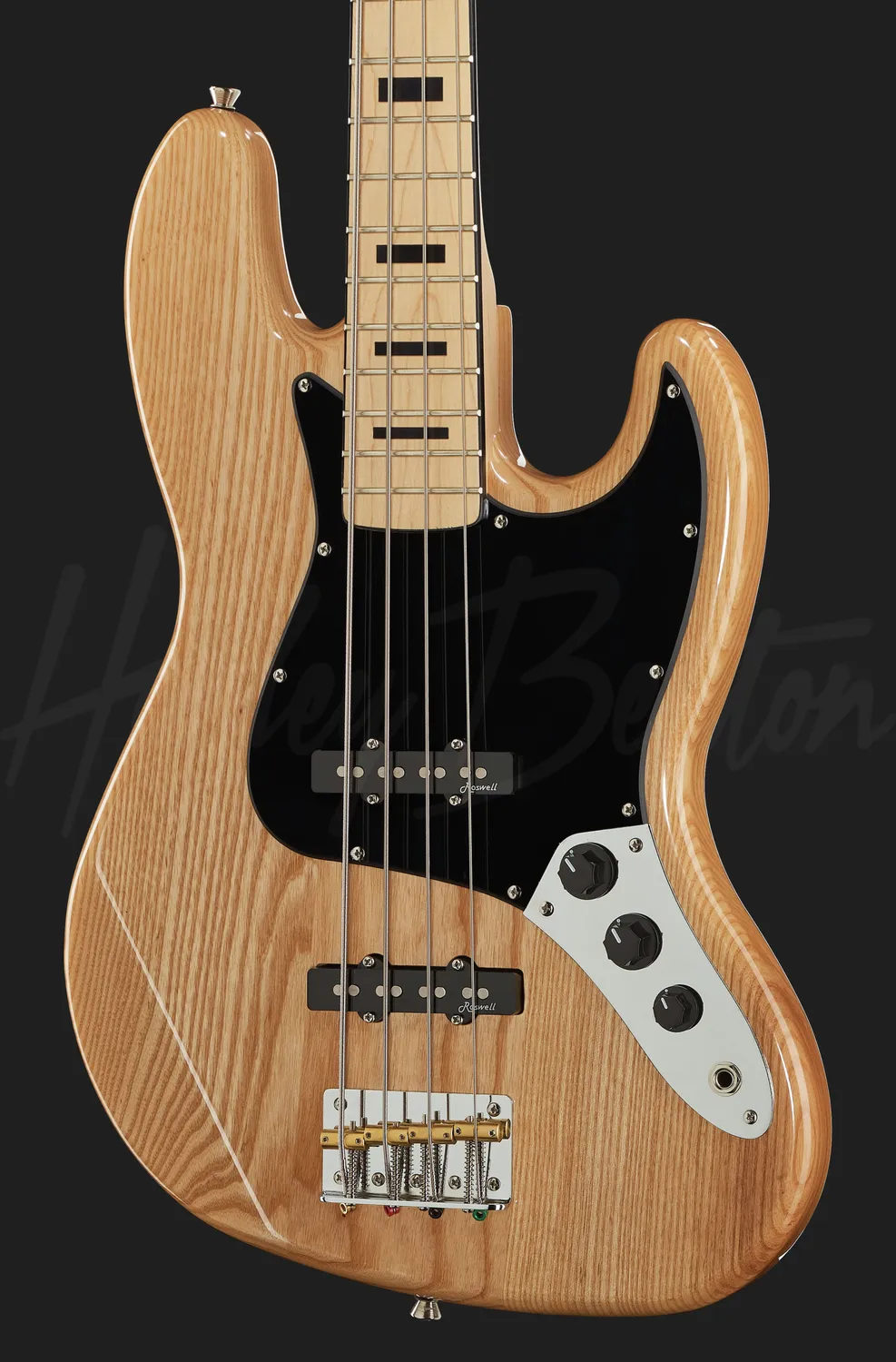 Harley Benton JB-75 NA E-Bass Esche Natur 4-saitig